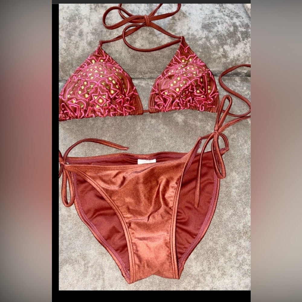 Elegant Red Bikini Set